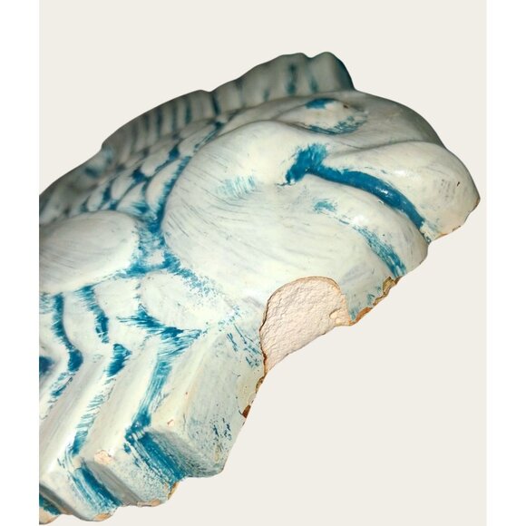 Mcm Pair Chalkware 1960s Fish Wall Hanging Decor•24 - Picture 9 of 10